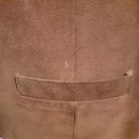 Saguarowest Trading Co Vintage Cowboy Embroidered Fully Lined Suede Vest Size XL - Picture 10 of 13